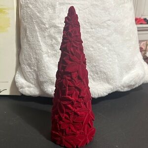 Christmas poinsettia red tree decor